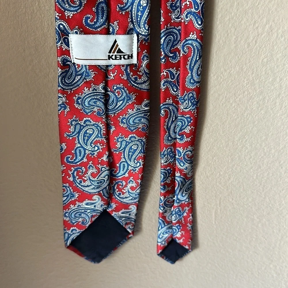 KETCH Paisley Skinning Neck Tie